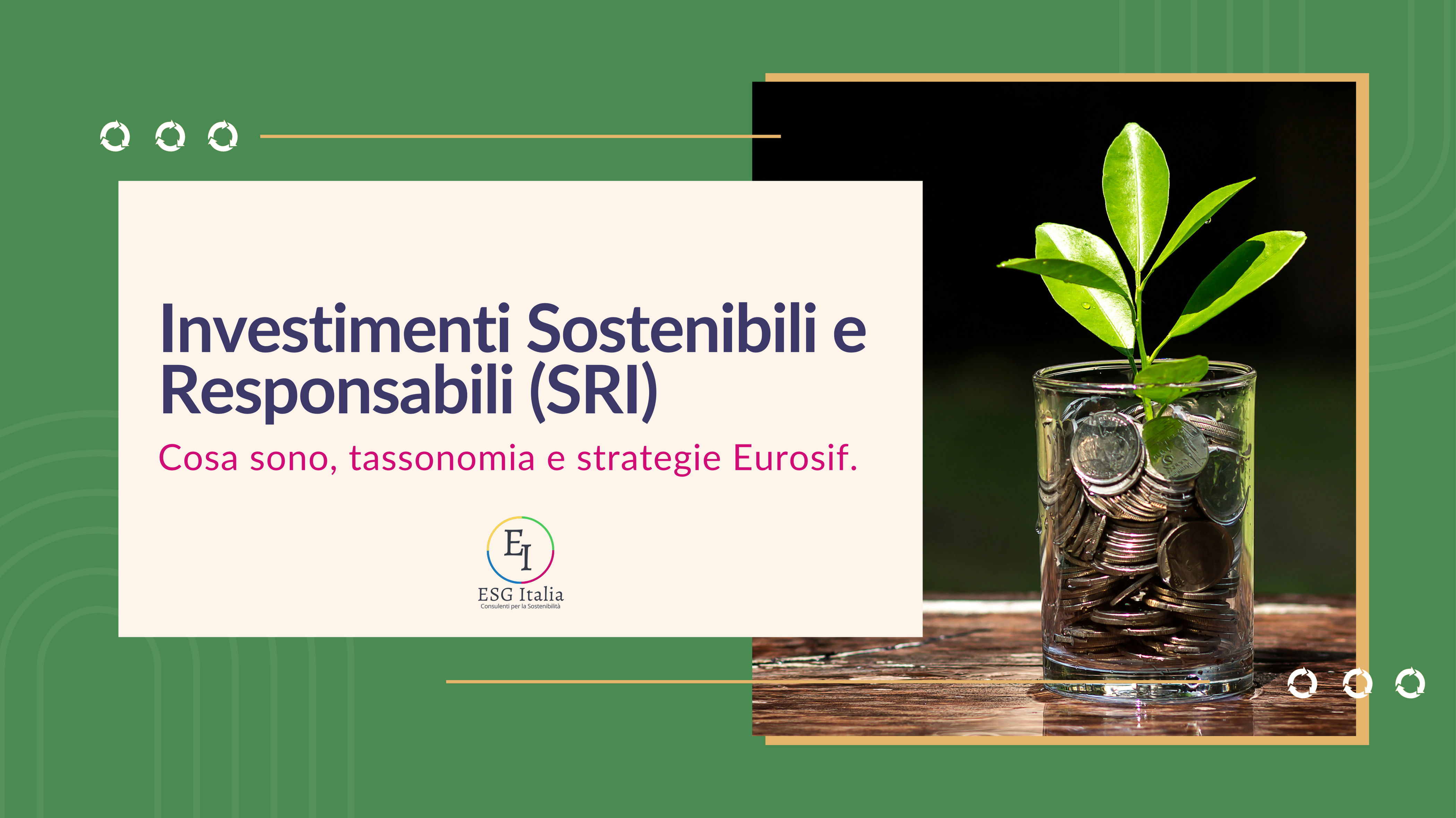 investimenti sostenibili e responsabili SRI