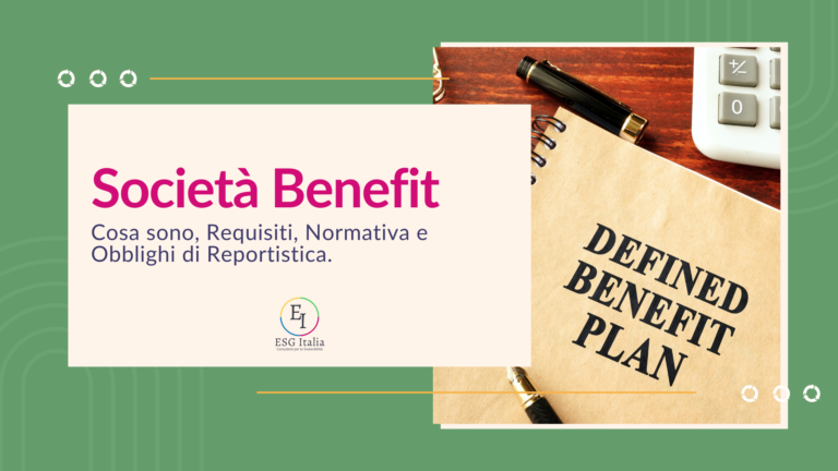società benefit normativa reportistica vantaggi