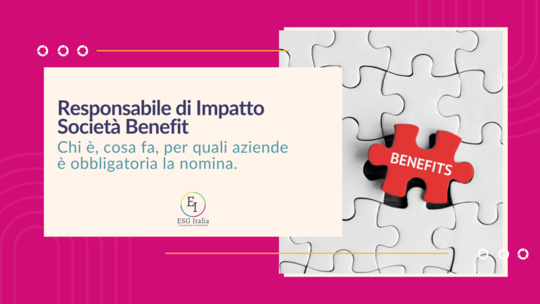 responsabile impatto società benefit